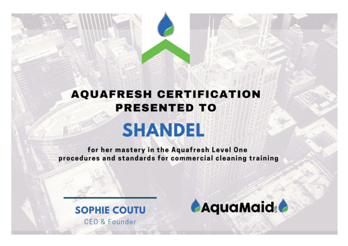 AquaFresh certification 5