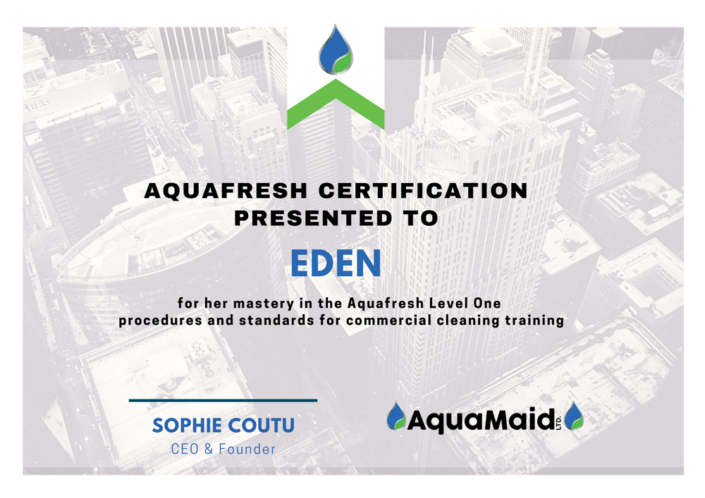 AquaFresh certification 6